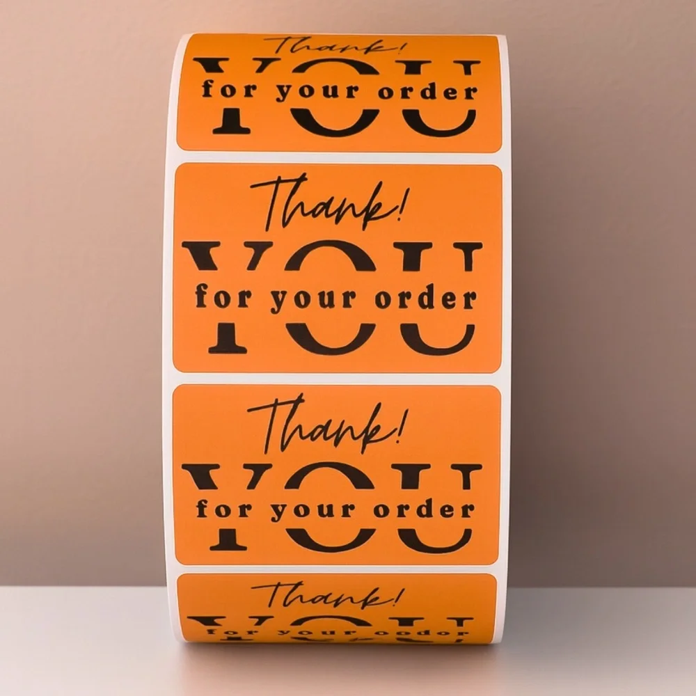 Thank You Order Stickers - Packaging Labels sticker - Small Business Supplies